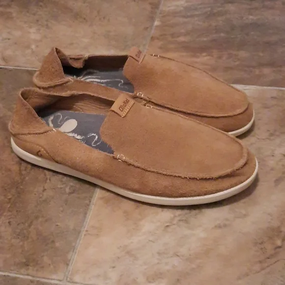 OluKai | Shoes | Olukai Nalukai Kala Mens Tan Suede Leather  display picture 1